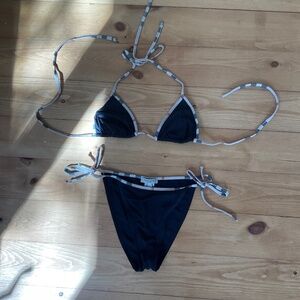 Burberry string classic bikini